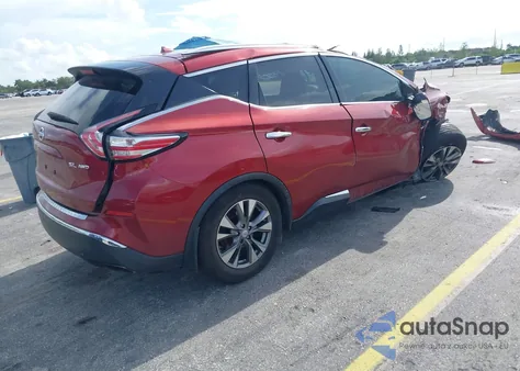 2015 Nissan Murano Sl from USA, damaged, VIN 5N1AZ2MH8FN203053